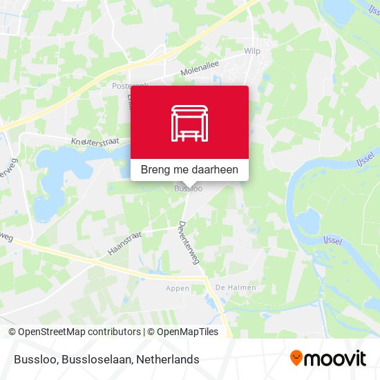 Bussloo, Bussloselaan kaart
