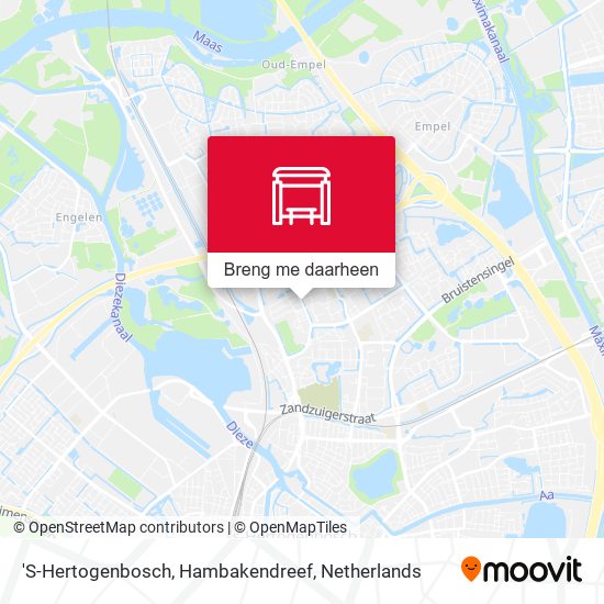 'S-Hertogenbosch, Hambakendreef kaart