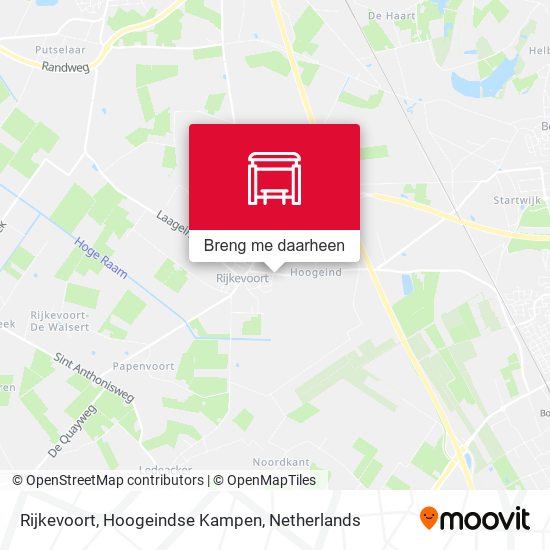 Rijkevoort, Hoogeindse Kampen kaart