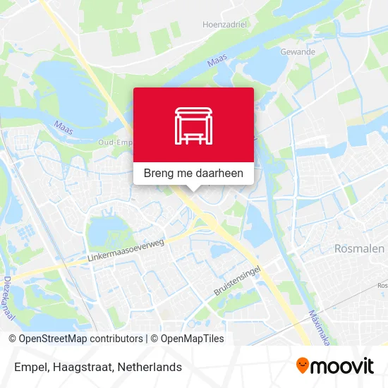 Empel, Haagstraat kaart