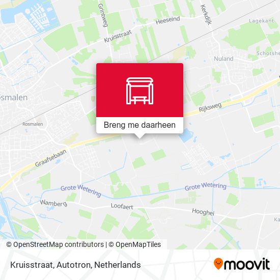 Kruisstraat, Autotron kaart