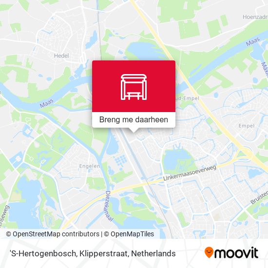 'S-Hertogenbosch, Klipperstraat kaart