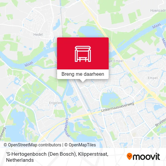 'S-Hertogenbosch (Den Bosch), Klipperstraat kaart