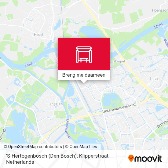 'S-Hertogenbosch (Den Bosch), Klipperstraat kaart