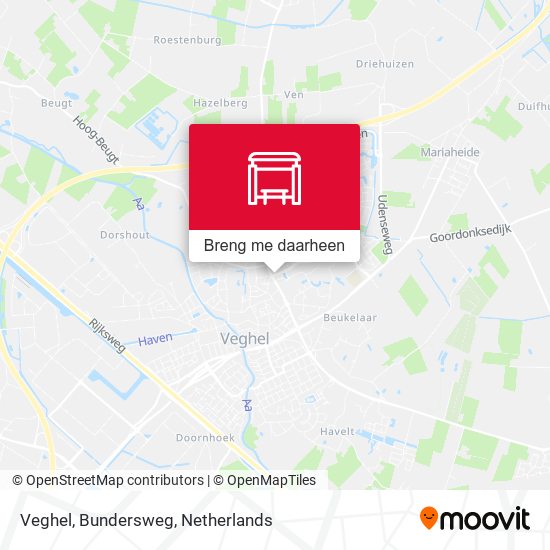 Veghel, Bundersweg kaart