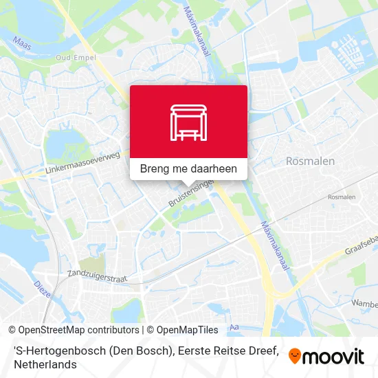 'S-Hertogenbosch (Den Bosch), Eerste Reitse Dreef kaart