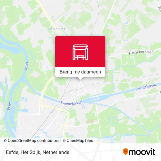 Eefde, Het Spijk kaart