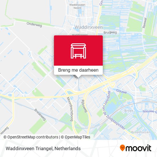 Waddinxveen Triangel kaart