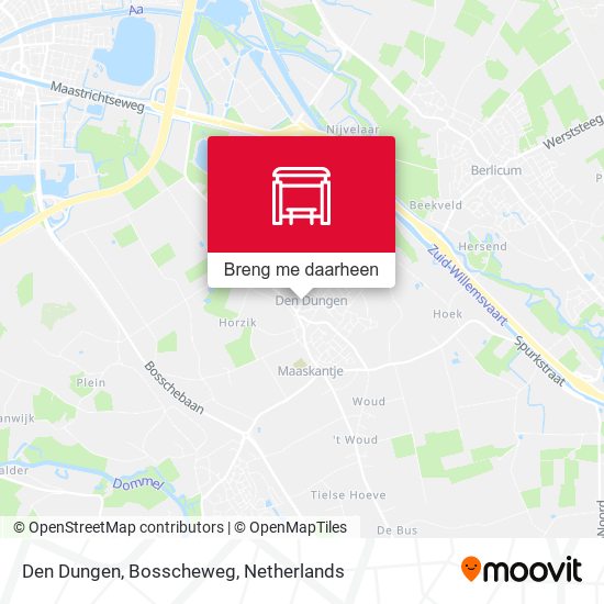Den Dungen, Bosscheweg kaart