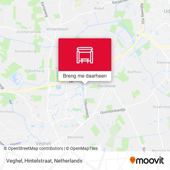 Veghel, Hintelstraat kaart