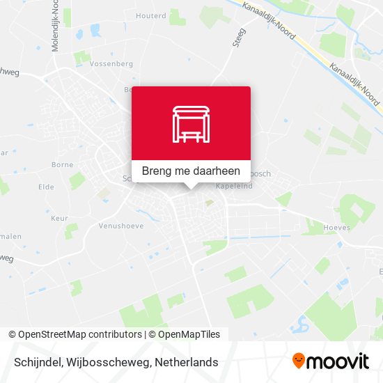 Schijndel, Wijbosscheweg kaart