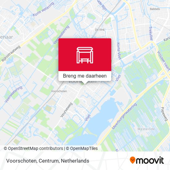 Voorschoten, Centrum kaart