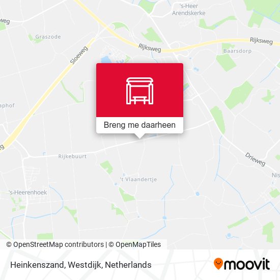 Heinkenszand, Westdijk kaart