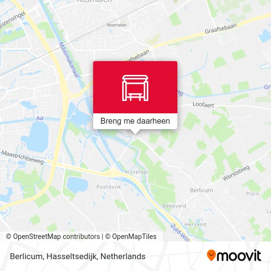 Berlicum, Hasseltsedijk kaart