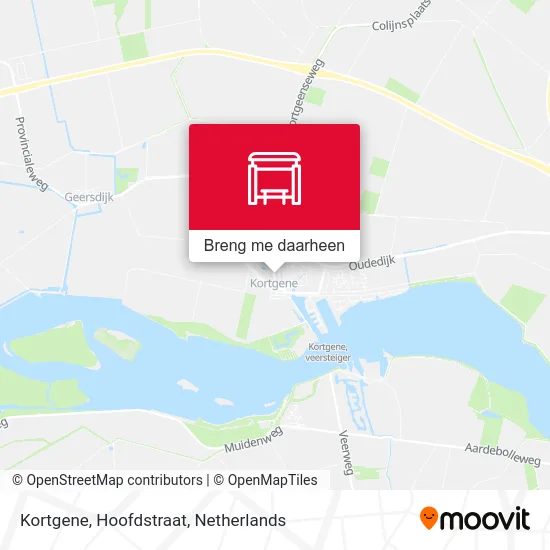 Kortgene, Hoofdstraat kaart