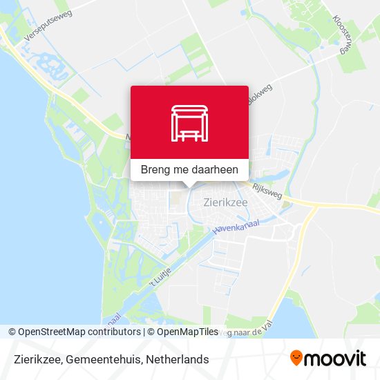Zierikzee, Gemeentehuis kaart