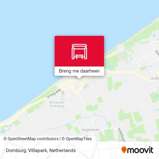 Domburg, Villapark kaart