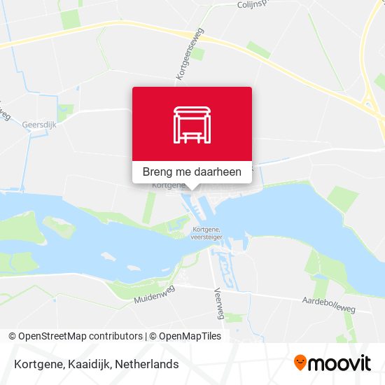 Kortgene, Kaaidijk kaart