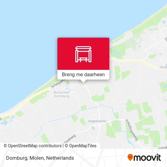 Domburg, Molen kaart