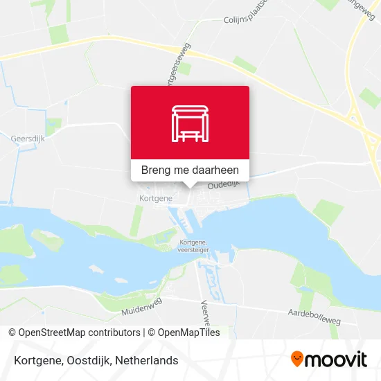 Kortgene, Oostdijk kaart