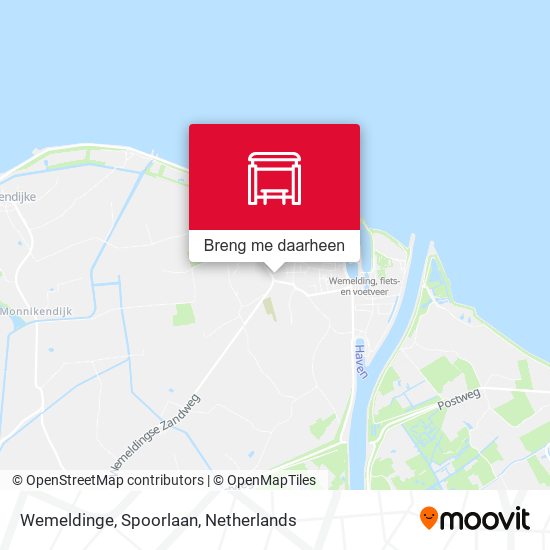 Wemeldinge, Spoorlaan kaart