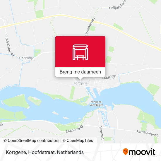 Kortgene, Hoofdstraat kaart