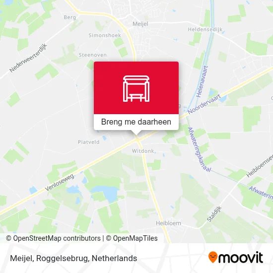 Meijel, Roggelsebrug kaart