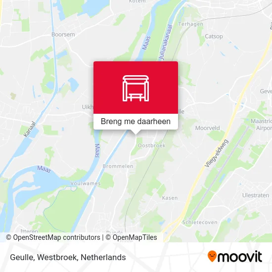 Geulle, Westbroek kaart