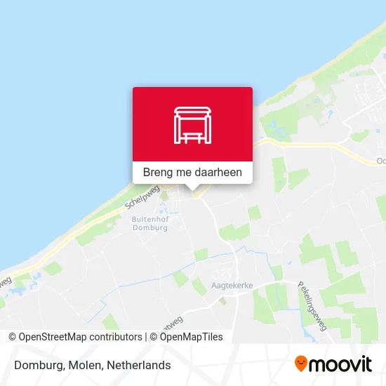 Domburg, Molen kaart