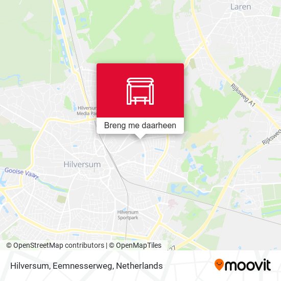 Hilversum, Eemnesserweg kaart
