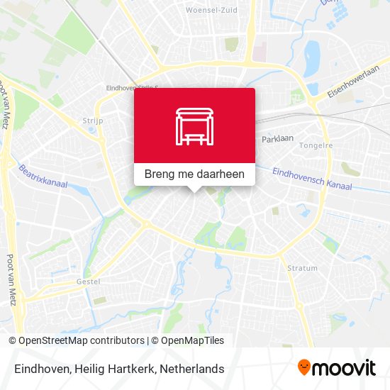 Eindhoven, Heilig Hartkerk kaart