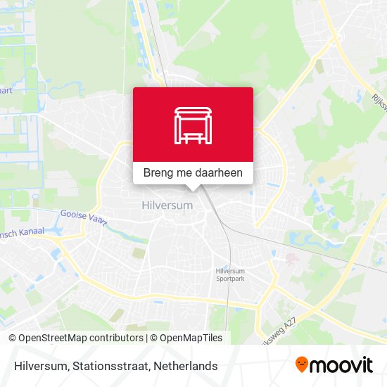 Hilversum, Stationsstraat kaart