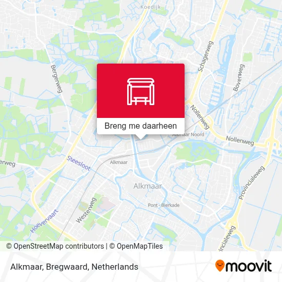 Alkmaar, Bregwaard kaart