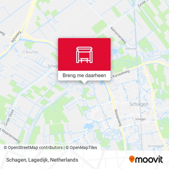 Schagen, Lagedijk kaart