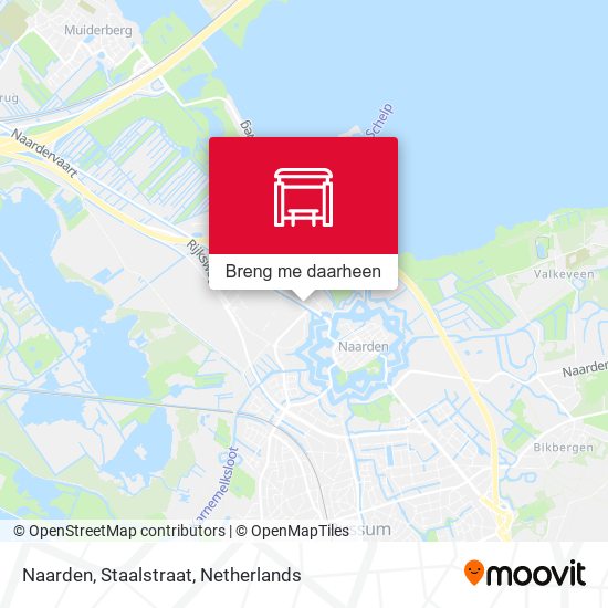 Naarden, Staalstraat kaart
