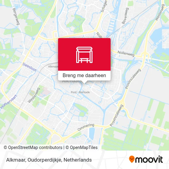 Alkmaar, Oudorperdijkje kaart