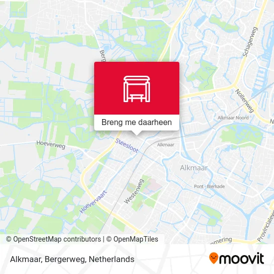 Alkmaar, Bergerweg kaart