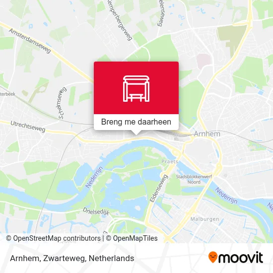 Arnhem, Zwarteweg kaart