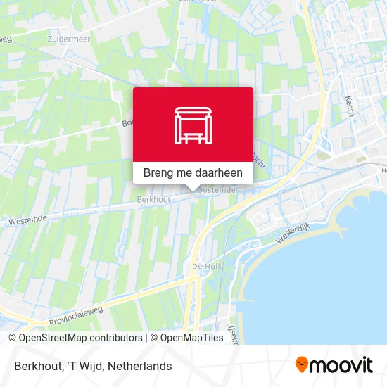 Berkhout, 'T Wijd kaart