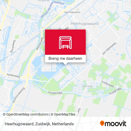 Heerhugowaard, Zuidwijk kaart
