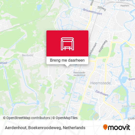Aerdenhout, Boekenroodeweg kaart