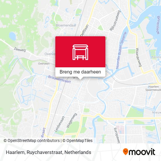 Haarlem, Ruychaverstraat kaart
