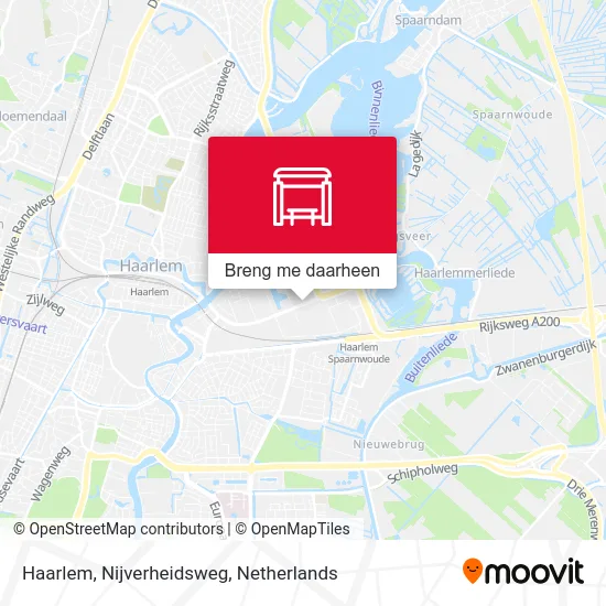 Haarlem, Nijverheidsweg kaart