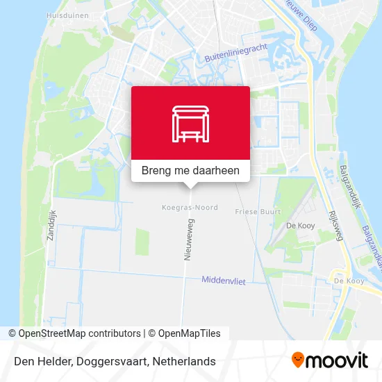 Den Helder, Doggersvaart kaart