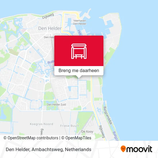 Den Helder, Ambachtsweg kaart