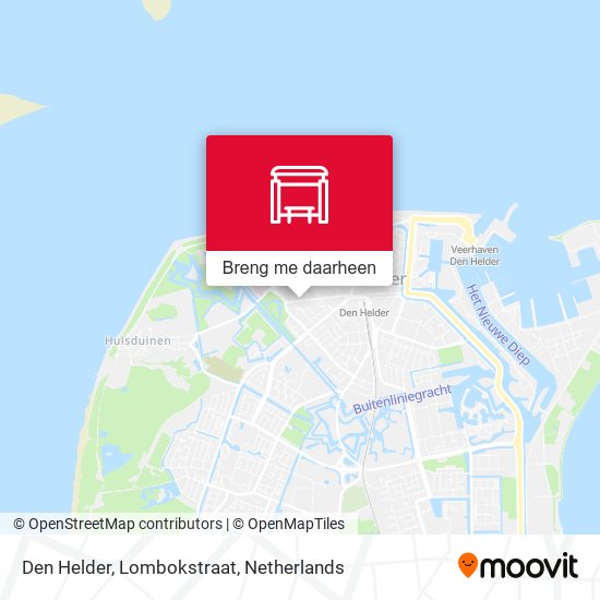 Den Helder, Lombokstraat kaart