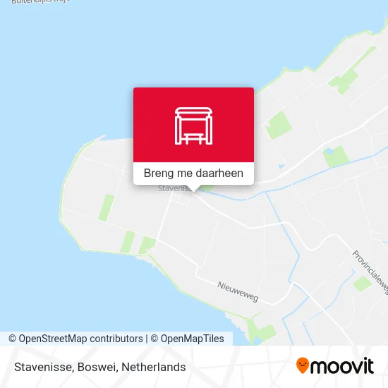 Stavenisse, Boswei kaart