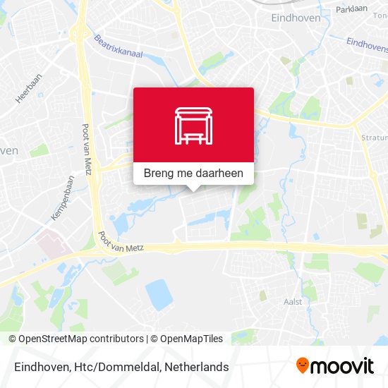 Eindhoven, Htc/Dommeldal kaart