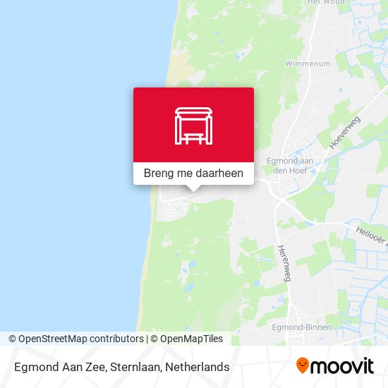Egmond Aan Zee, Sternlaan kaart