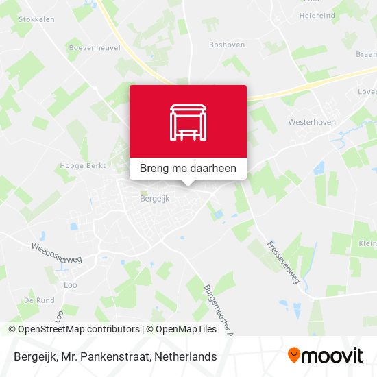 Bergeijk, Mr. Pankenstraat kaart